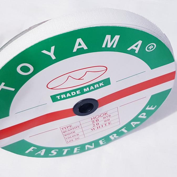 

Cuci Gudang Awal Tahun PEREKAT/ VELCRO / NYLON TAPE TOYAMA LEBAR 2CM ISI 20MTR JUAL PER SET - Putih