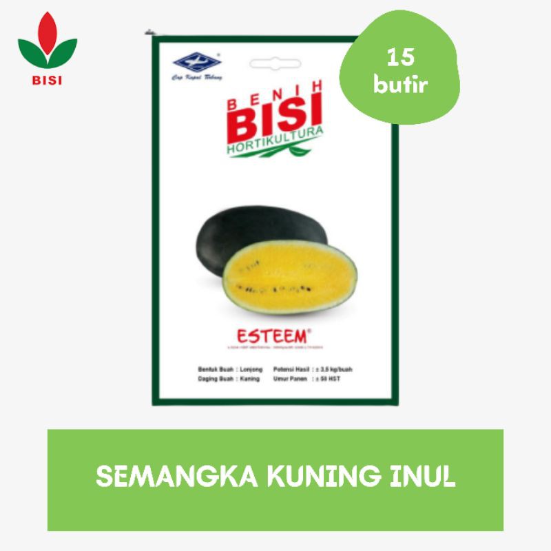 SIAP KIRIM!!! Benih Semangka Kuning Inul Esteem Bisi Hortikultura |COD| PT.BISI | MURAH | ORIGINAL |