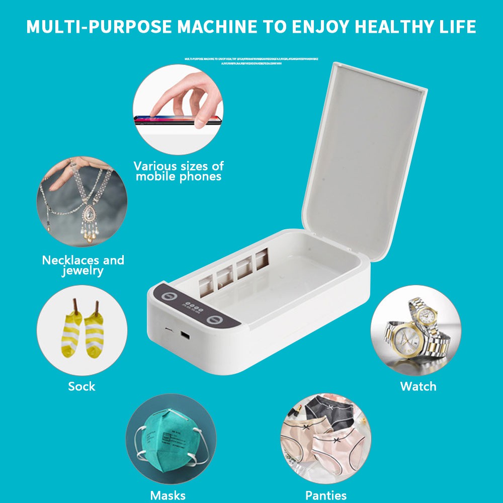 OUYORCAR Smartphone Sterilizer Box Disinfection Ultraviolet UV