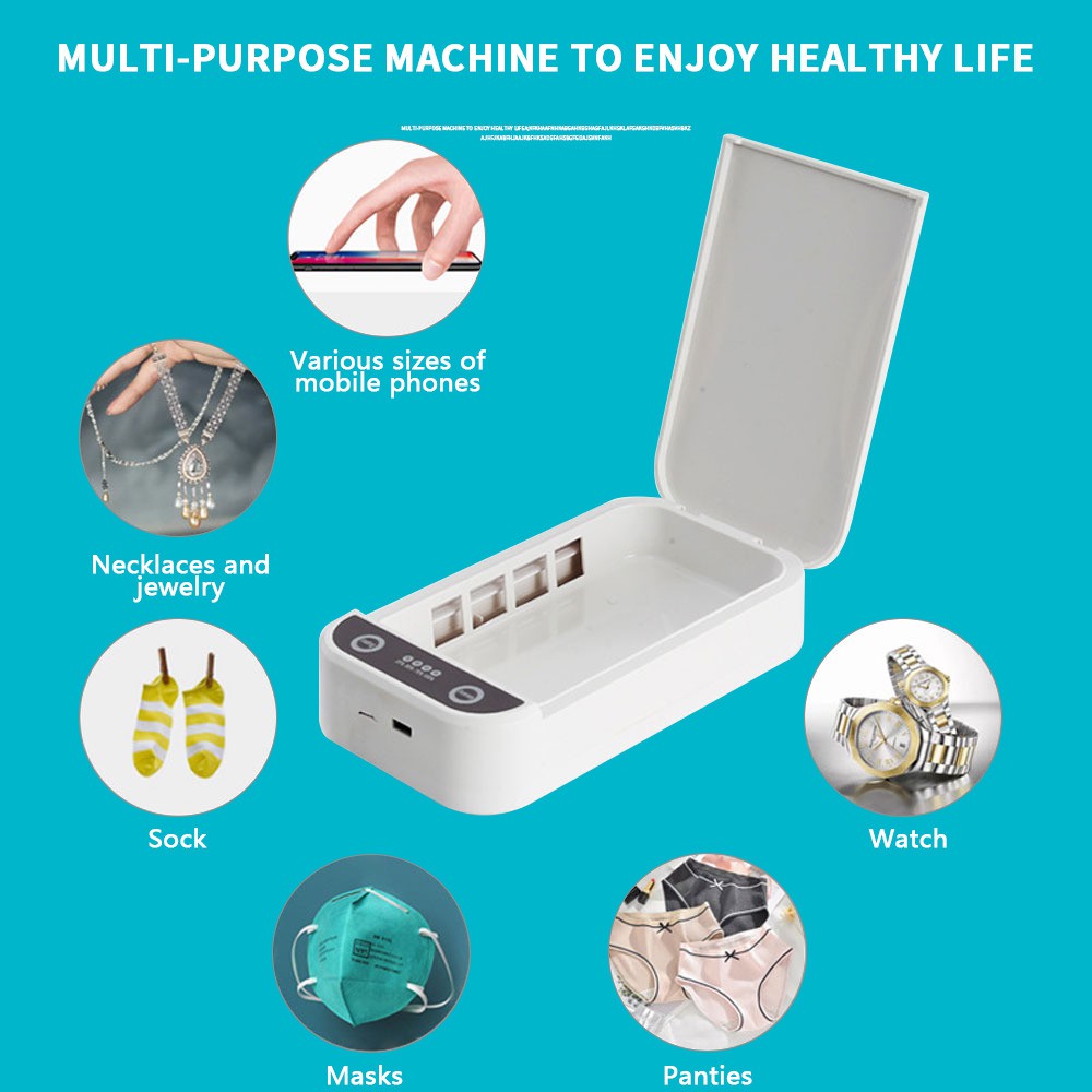 Smartphone Sterilizer Box Disinfection Ultraviolet UV - CC341-OUYORCAR-steril handphone-bunuh virus