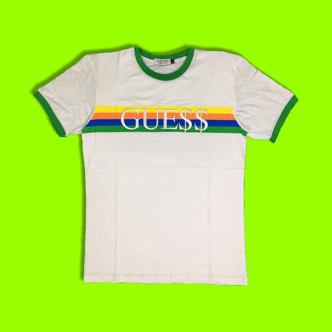 T-SHIRT GUESS X ASAP ROCKY GREEN PERFECT HIGH 1:1 MIRROR QUALITY