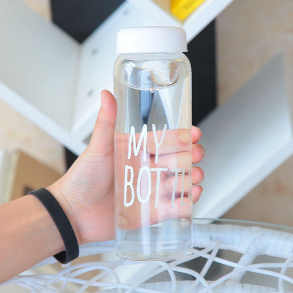 [Elegan] Botol Air Minum Tahan Panas Anti Bocor Gaya Korea Outdoor Dengan Tutup Wadah travel