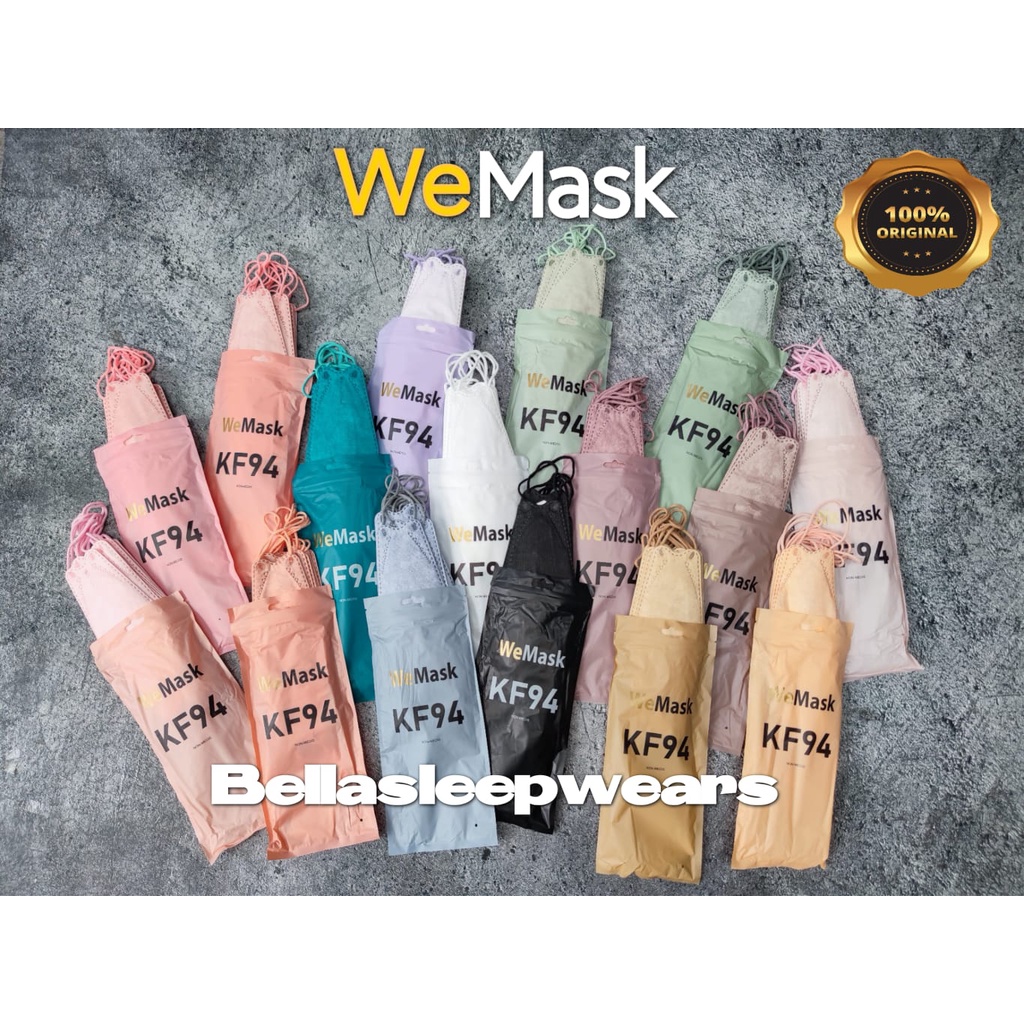 WEMASK WEMAZE  KF94 10 PC - MASKER PREMIUM KF94 WEMASK 4PLY MEDICAL GRADE