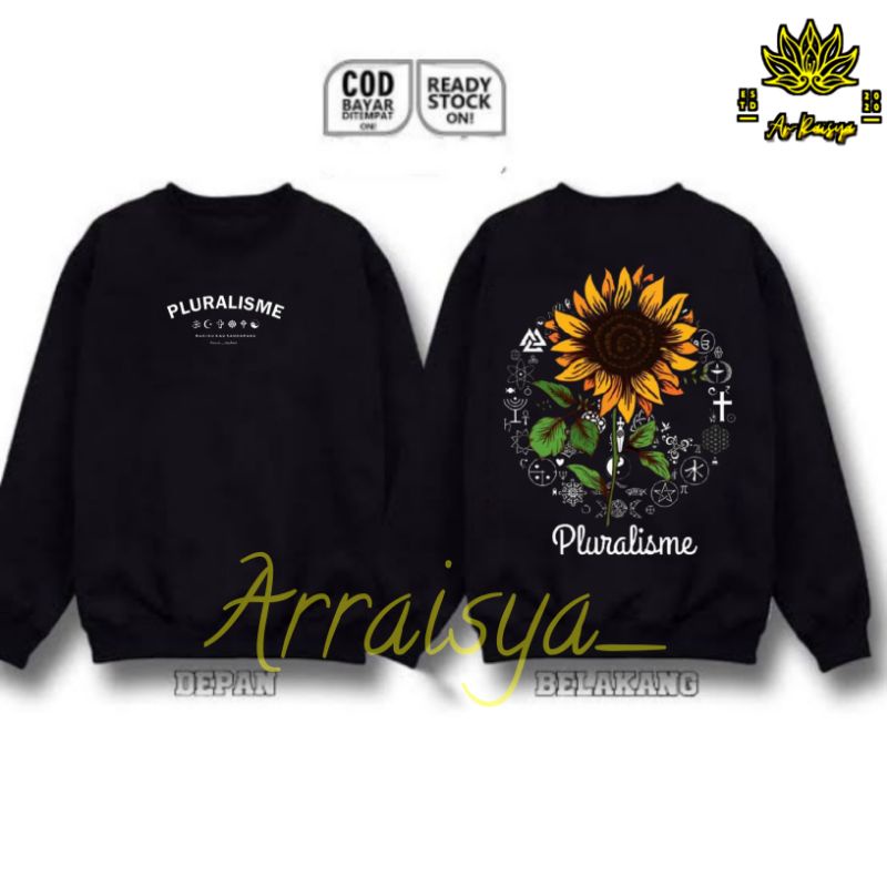 crewneck pluralisme/Sweater pluralisme/Switer pluralisme/Crewneck tolaransi agama