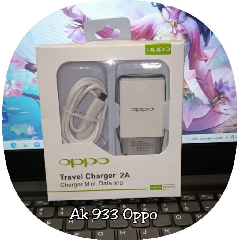 PROMO Travel charger oppo ori 99% 2.A REAL kwalitas bagus - Micro USB