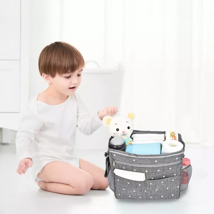 Tas Diapers Baby Bag Tas Untuk Perlengkapan Bayi Baby Diaper Caddy Bag Stroller Bag