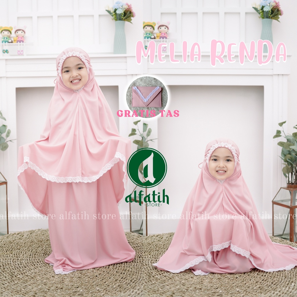 MUKENAH ANAK MELIA RENDA GRATIS TAS RUKUH ANAK RUKU ANAK PERLENGKAPAN SHOLAT ANAK MUKENA AMPLOP TELEKUNG ANAK MUKENAH BALI MUKENA POLOS RENDA Fashion Muslim Anak Mukena Anak-Anak Terbaru MUKENA ANAK USIA 5-7 TAHUN