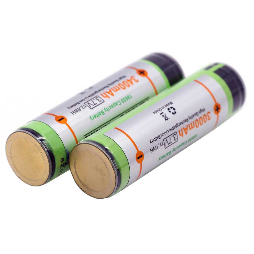 VariCore 18650 Rechargeable Li-ion Battery 3400mAh 3.7V Button Top-Kapasitas Baterai-3400mAh