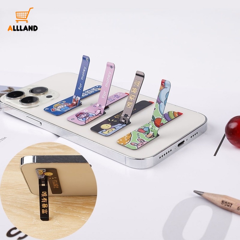 Stand Holder Hp / Tablet Universal Ultra Tipis Bisa Dilipat Bahan Stainless Steel