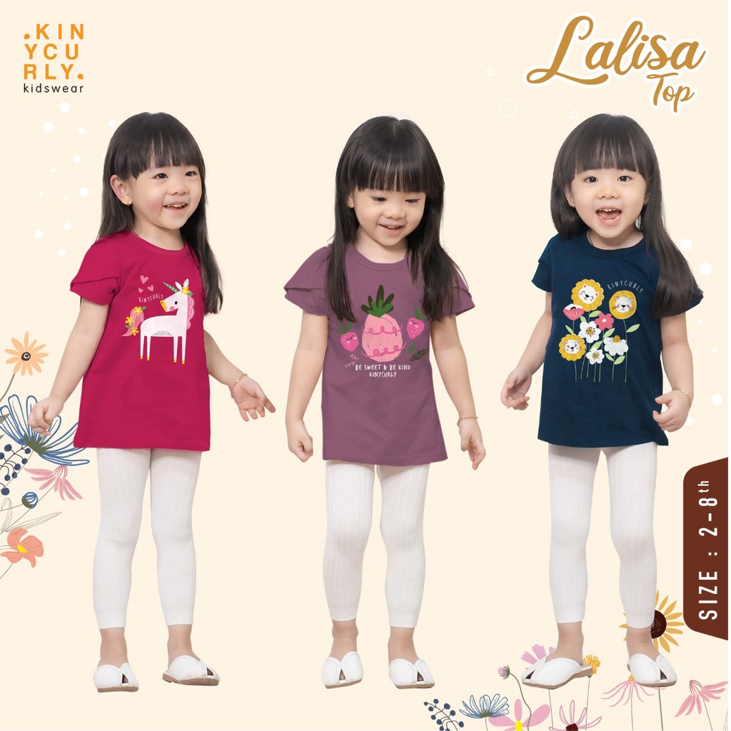 GIRLS Tshirt kaos anak perempuan Lalisa by kinycurly | DUO KRUCILS