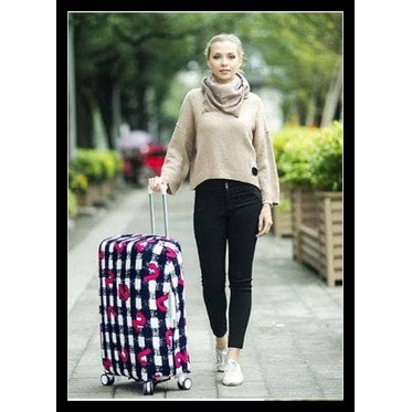 Lynx Penutup Pelindung Koper Motif Keren Luggage Cover Size S