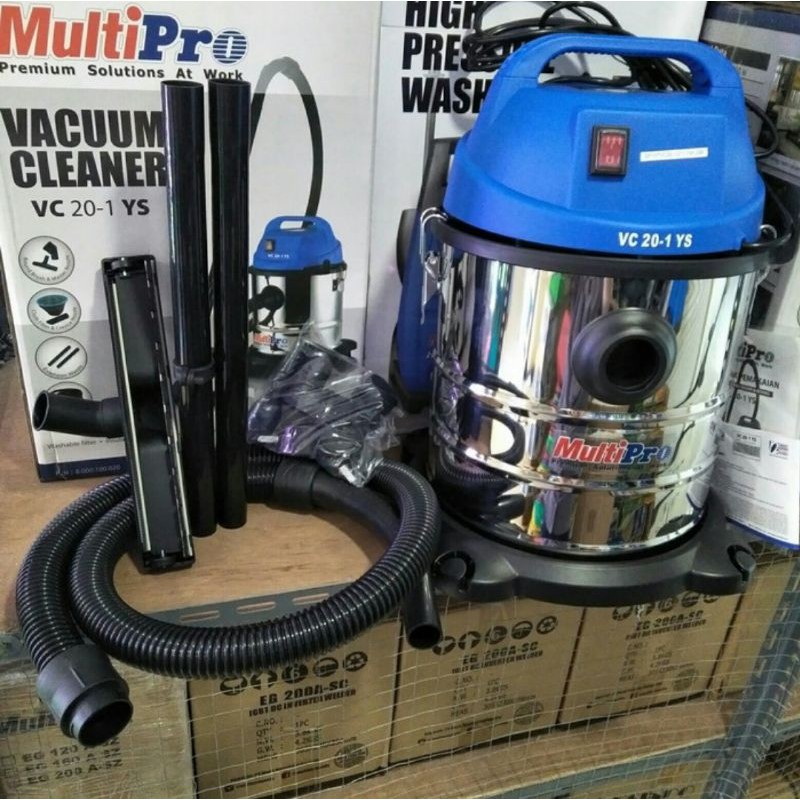 Jual Vacuum cleaner MULTIPRO VC201YS 20liter Vakum penyedot debu 20