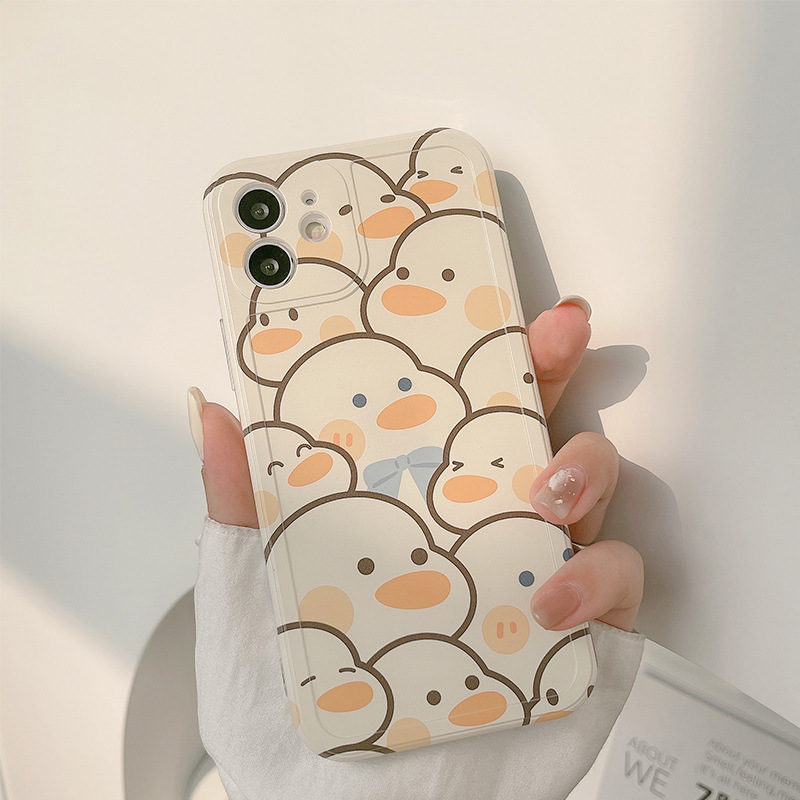 Soft case Silikon Desain Kartun Untuk iphone 11 pro max xs max xr 12 mini 7 plus 12 pro max