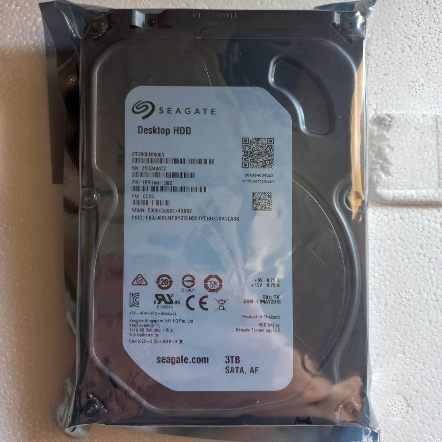 Harddisk Pc Seagate 3TB