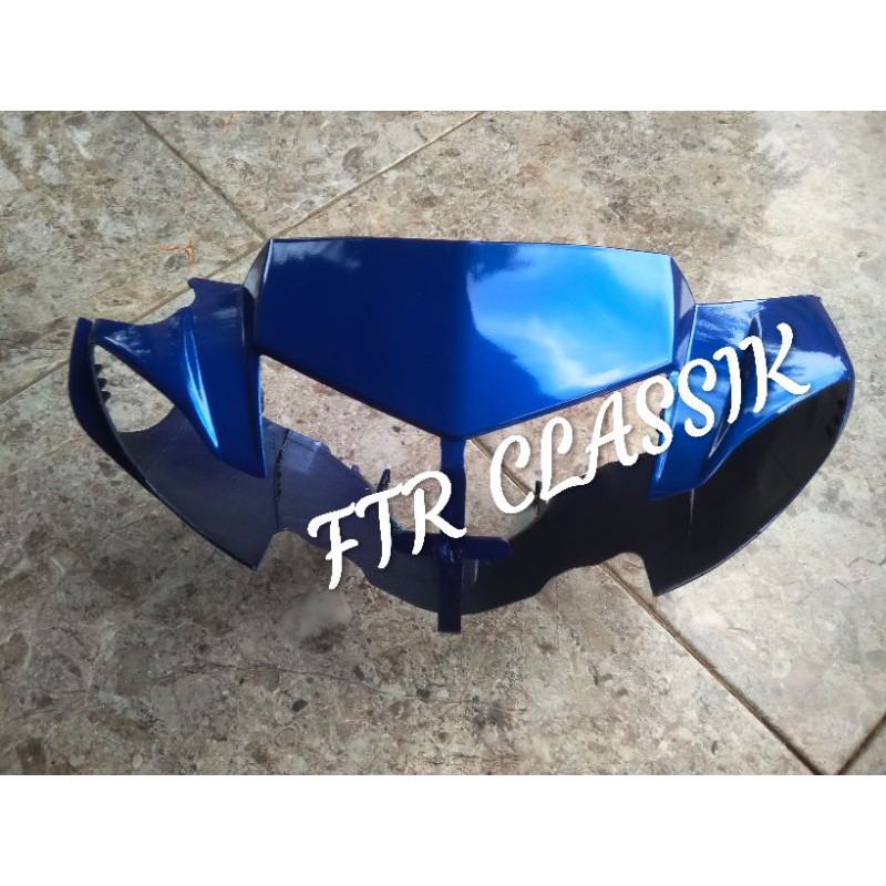 Batok kepala depan Vega R new Vega New biru