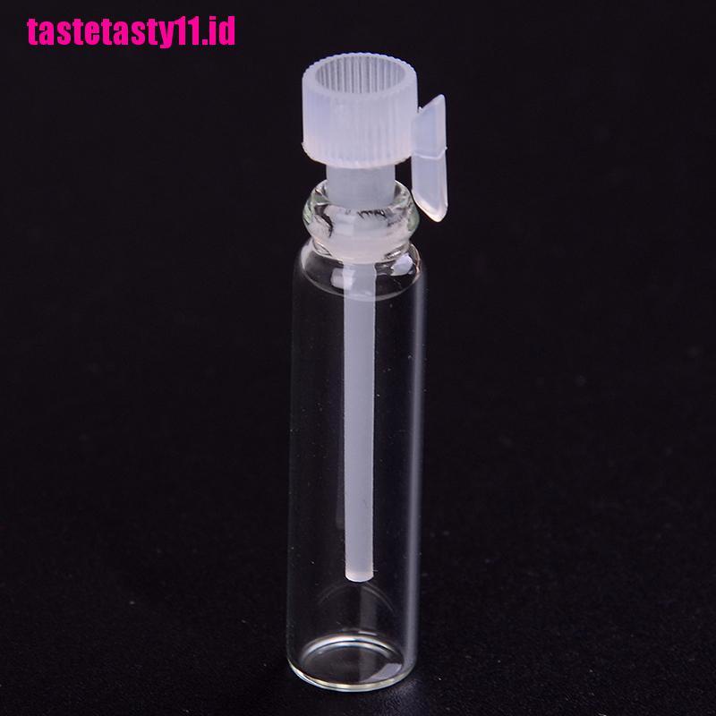 【TTID】10/50Pcs mini 1ml glass vial empty laboratory bottle perfume liquid oil