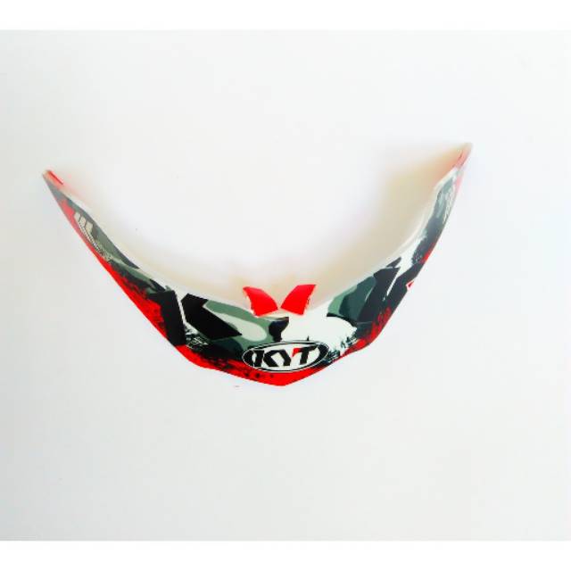 Spoiler Helm Kyt R10 Motif Series 3 Merah
