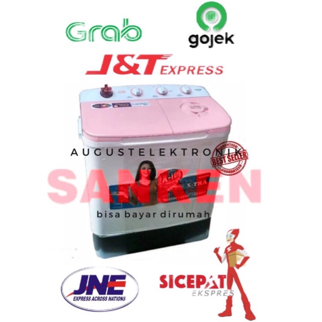 MESIN CUCI 2 TABUNG SANKEN TW-8660ETG