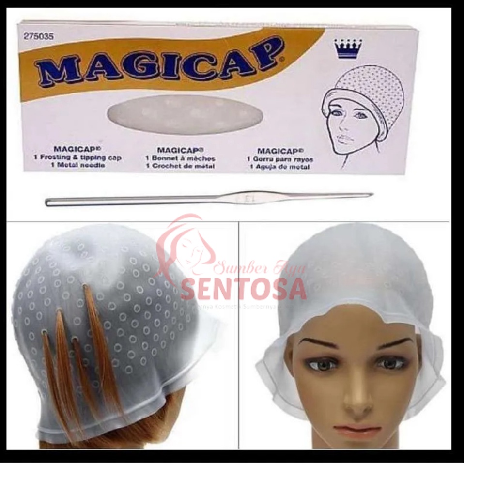 MAGICAP topi highlight karet + congkelan high light pewarna