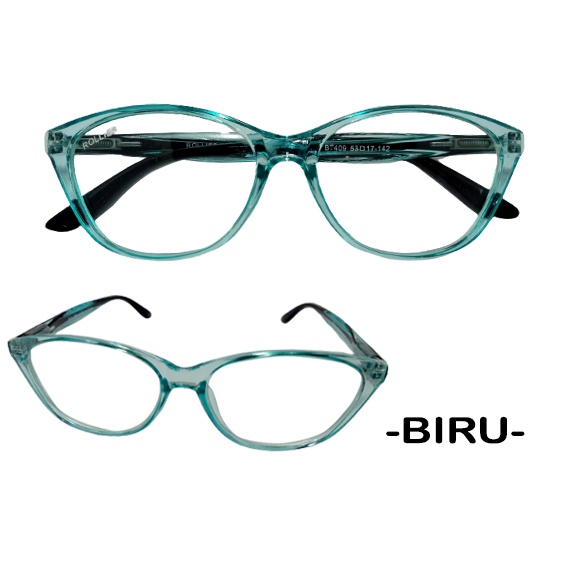 kaca mata Fashion Transparan Wanita Pria Kacamata Korea Frame kaca mata Eye Cat Eyeglasses