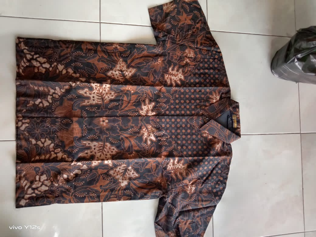 Kemeja Batik Pria Lengan Pendek Truntum Lasem