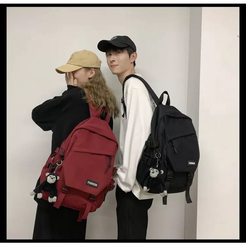 Tas Anak Sekolah Laki Laki Pria Perempuan Remaja Backpack Bagpack Bagpak Begpek Wanita Cowo Cewe Tas Punggung Pria Wanita Tas Gendong Gandong Ransel Tas Buat Skolah Ngaji Kuliah Kerja Korea Model Terbaru Kekinian Tas Sekolah Anak SD SMP SMA SMK Tas Army-6