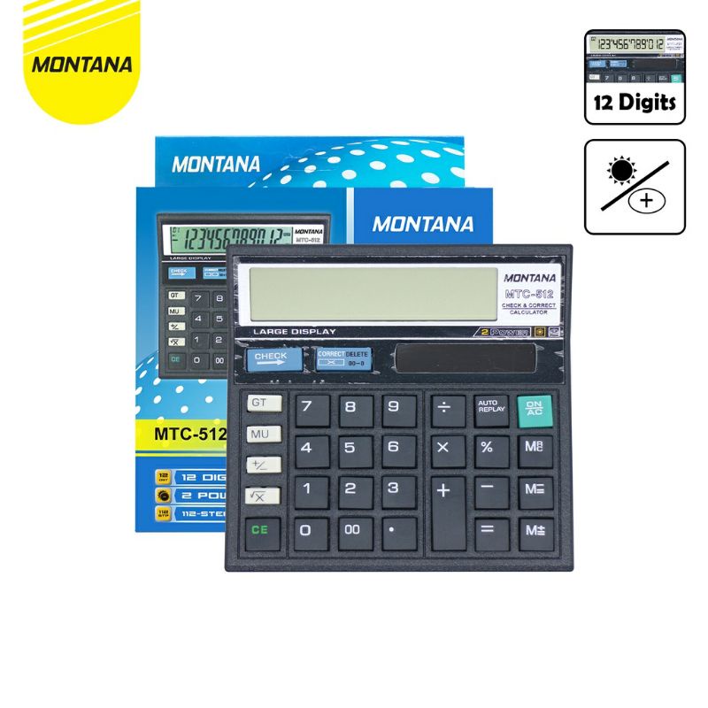 

calculator montana 12 digit