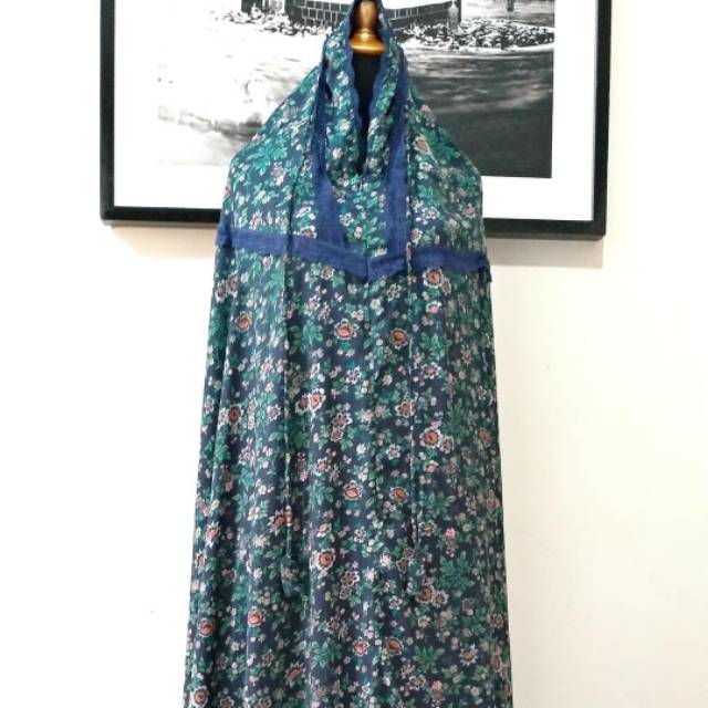 Mukena Katun Silky 2in1 'Gulya Series' Code Forest