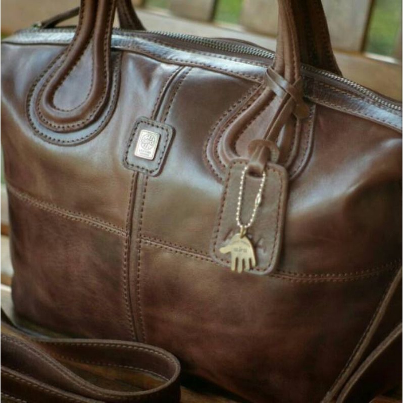 Handbag Denoq by airabag jogja (tas kulit sapi)