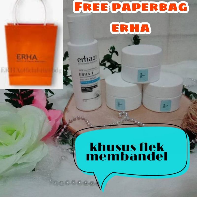 Menyembuhkan Flek membandel/sulit putih/kusam. paket erha 1,erha 2 untuk flek susah hilang