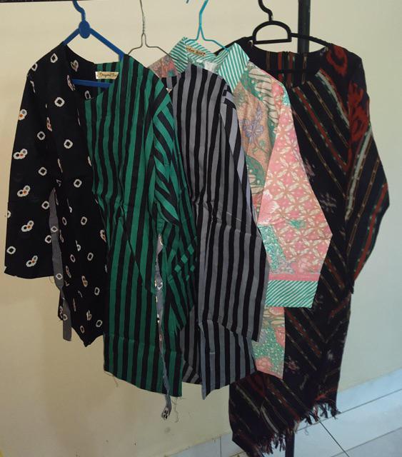 Batik Wanita Tunik Cendrawasih 2 Modern Kekinian Pakaian Kerja Kantor Kondangan Seragam Pakaian