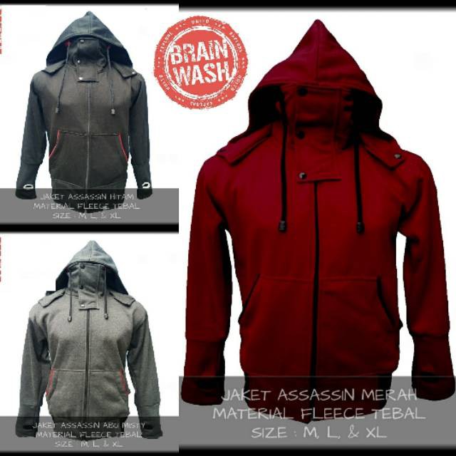 Jaket Assassins / Jaket Anime / Naruto / One Piece / Jaket Distro Terbaik / Jaket Pria Termurah HQ