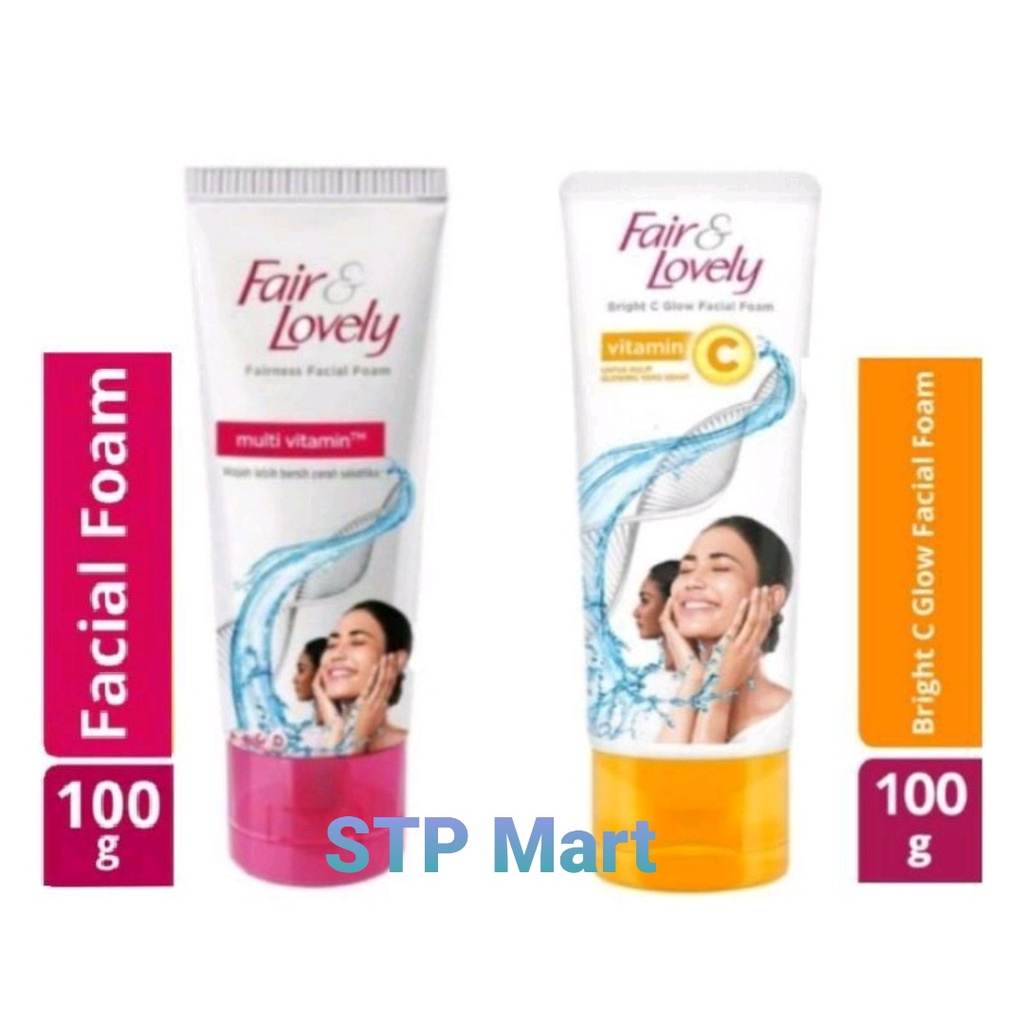 BPOM FAIR &amp; LOVELY / GLOW &amp; LOVELY MULTI VITAMIN FACIAL FOAM  100g / SABUN CUCI MUKA