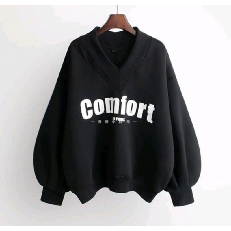 Comfort  Sweater  Wanita Bahan Fleece