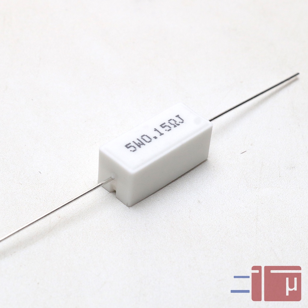 Resistor Kapur 0.15R 0.15 Ohm 5W Taiwan Kaki Tembaga