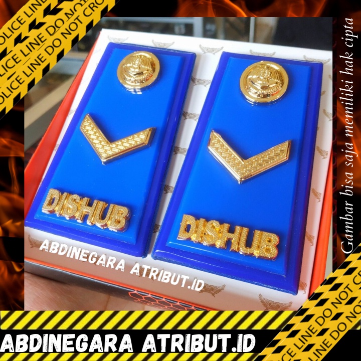 Pangkat Dishub 2a Full Mika Kilap Glossy Cod Perlengkapan Dishub Abdinegara Atribut