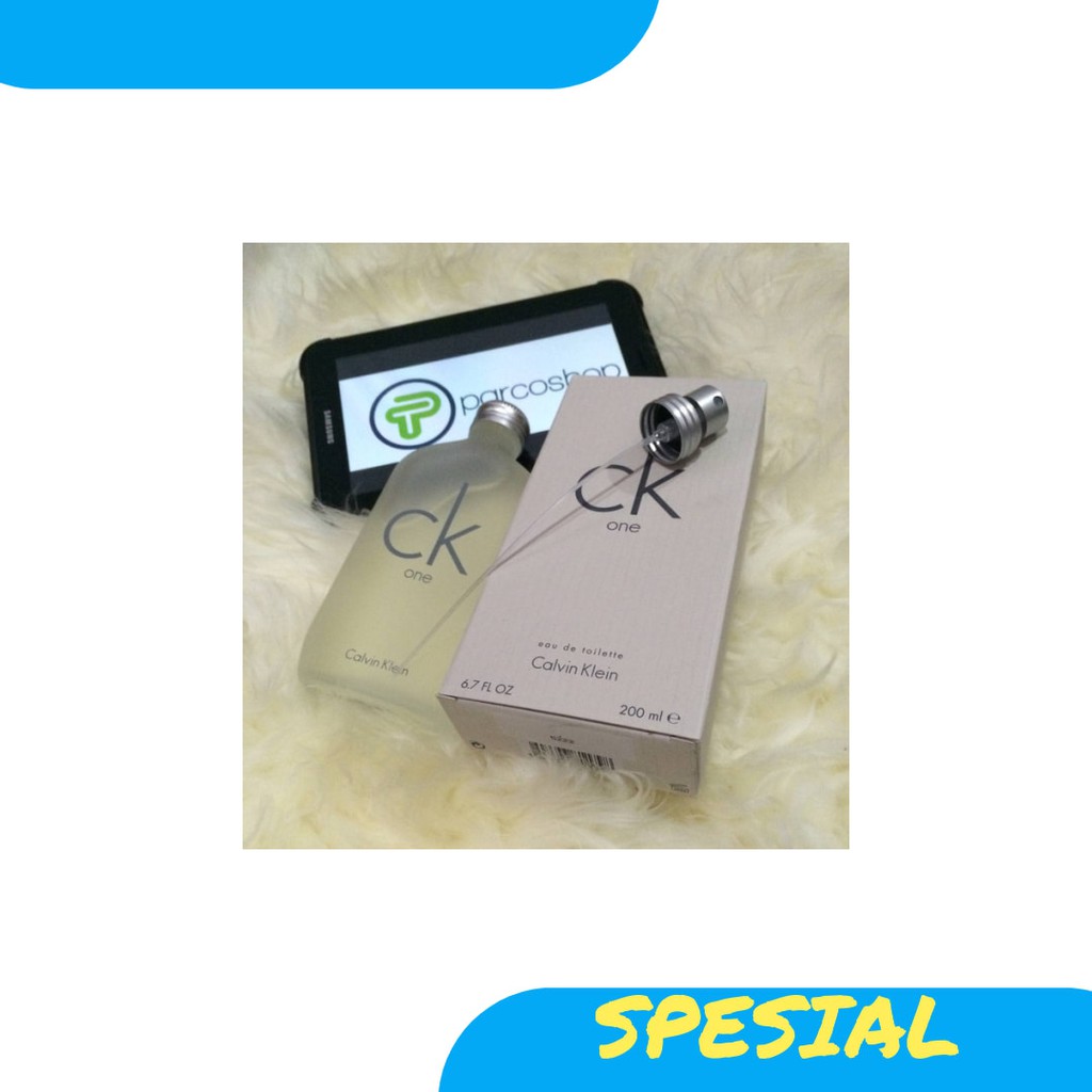 NEW PARFUM ORIGINAL 100% CALVIN KLEIN CK ONE 200ml