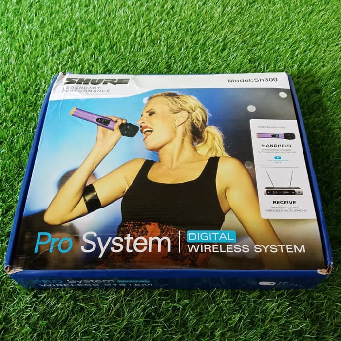 Microphone Shure SH 300 ORIGINAL Mic Wireless High Quality Product