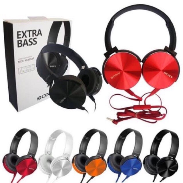 HEADPHONE EXTRA BASS XB 450 HEADSET BANDO