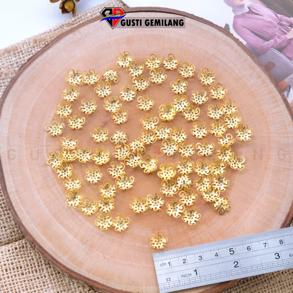 Bahan Bros 12pcs Cangkang Mangkok Sekat Mutiara