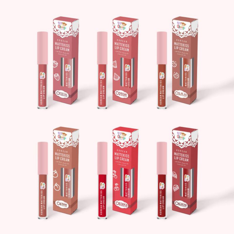 Chingu By Kiyowo Watermelon Lip Glow Serum Beauty Lip Gel Serum Bpom Lipgloss Liptint Lip serum Lipstick Matte Lip matte