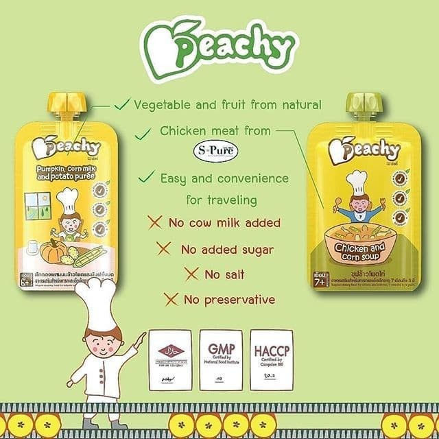 Peachy Baby Puree Makanan Bayi 6month+