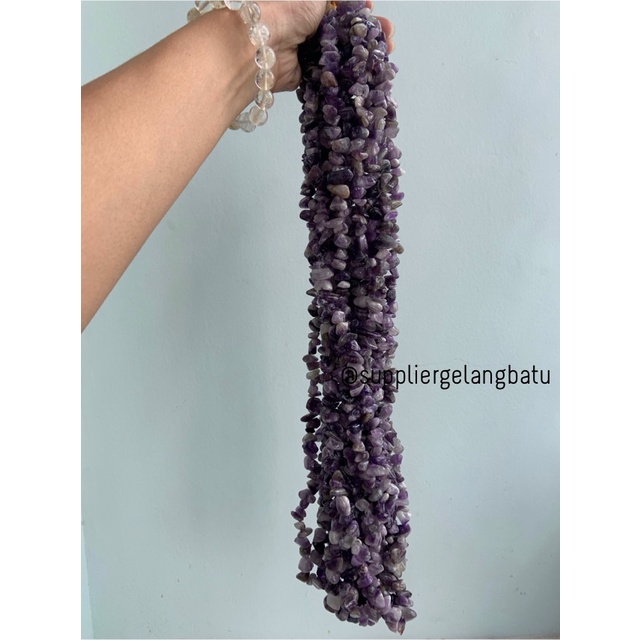 KERIKIL BESAR Batu alam amethyst kecubung 2cm ungu amethys kalimantan