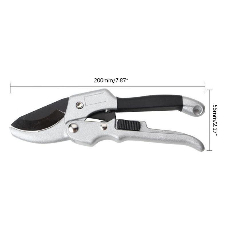 Gunting Taman Ranting Tumbuhan Bunga Pruning Shear Scissors - SK-5 - Black/Silver