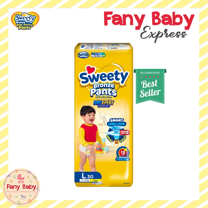 SWEETY BRONZE PANTS DRY X-PERT REGULAR PACK / POPOK CELANA