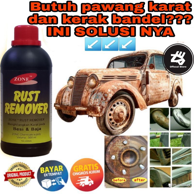 Penghilang karat rust remover perontok karat dan kerak 500ml