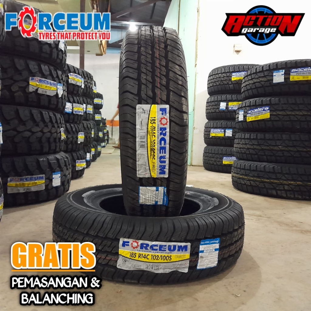 FORCEUM DIGON LT 185 R14 tubeless muatan L300 Apv Megacarry FORCEUM DIGON LT