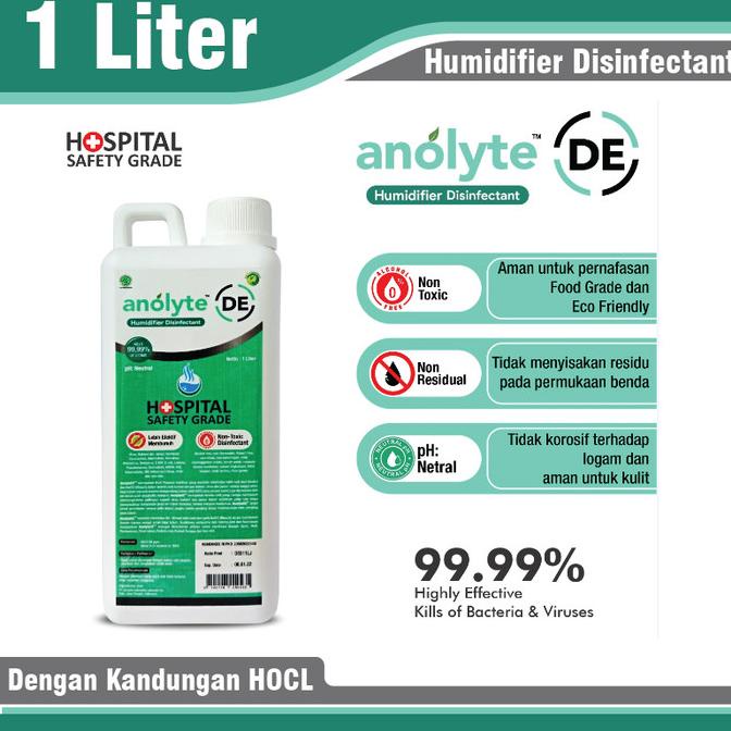 Produk Terbaik] Humidifier Ruang Aman Untuk Kesehatan 1 Liter Anolyte HD HOCL