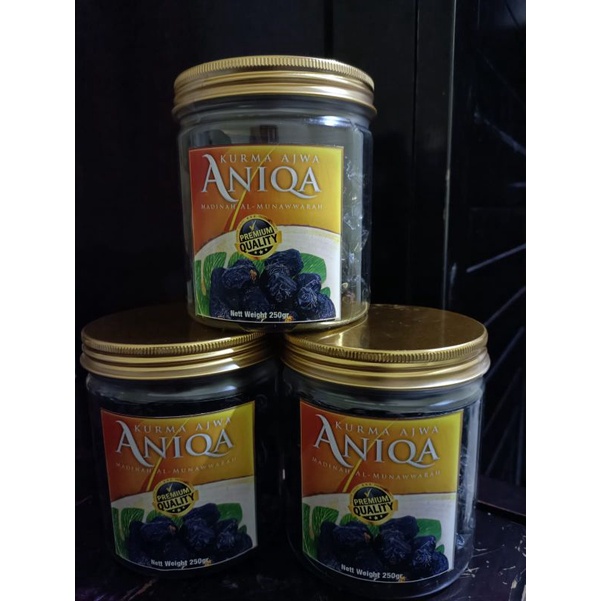 

Kurma Ajwa Premium Grade A Aniqa 250Gram Mix