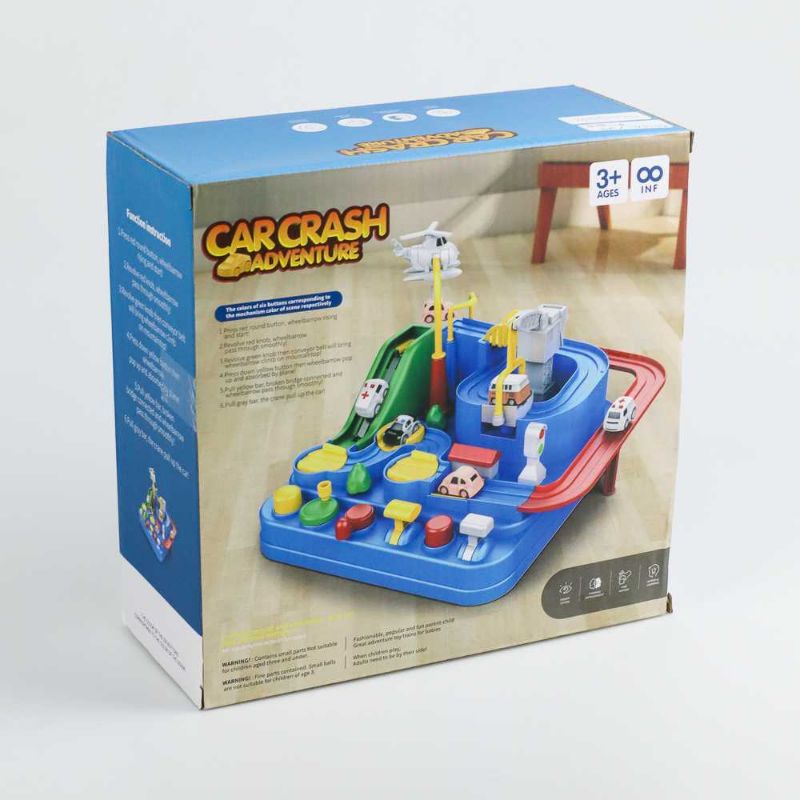 Mainan Anak Racing Car Rail Children Toy 4 Mobil